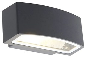 Moderná vonkajšia nástenná lampa grafit 14,3 cm IP44 - Latina