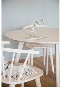 Okrúhly jedálenský stôl s doskou v dubovom dekore 115x115 cm Yumi - Rowico