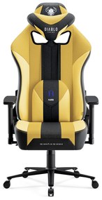 Látkové herné kreslo Diablo X-Player 2.0 Normal Size, Dark Sunflower/ žlté