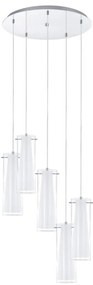 EGLO 93003 - Závesné svietidlo PINTO 5xE27/60W