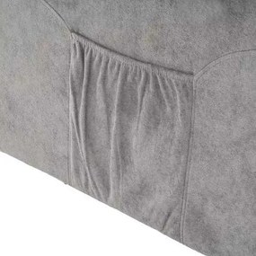 LuxuryForm DESIGN TV kreslo PEGAS s elektrickým polohovaním, masážou a výklopom - světle šedé