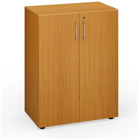 Kancelárska skriňa s dverami PRIMO 2023, 800 x 640 x 1028 mm, 2 police, čerešňa