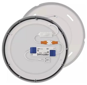 LED stropné svietidlo v lesklo striebornej farbe Nexxo - EMOS