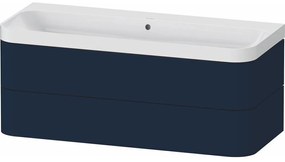 DURAVIT Happy D.2 Plus c-shaped závesná skrinka s nábytkovým umývadlom bez otvoru, 2 zásuvky, 1175 x 490 x 480 mm, nočná modrá matná lakovaná, HP4349N98980000