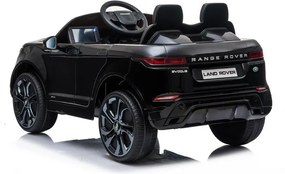 LEAN CARS Elektrické autíčko Range Rover Evoque čierne lakované