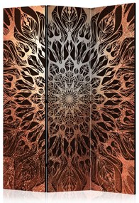 Artgeist Paraván - Spider Web (Orange) [Room Dividers]