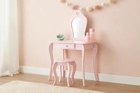 Detský toaletný stolík FAIRY DREAM ružový PHO0403