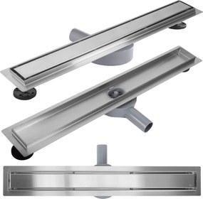 Rea Neox Pro, odtokový sprchový žľab 60 cm, brúsená oceľ, REA-G5807