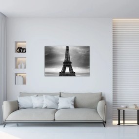 Obraz - Ružové auto v Paríži (90x60 cm)