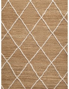 Ručne tkaný jutový behúň v prírodnej farbe 80x200 cm Kunu – Hanse Home