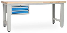 Dielenský stôl Solid OAK-20, 210 cm, závesný box, dub