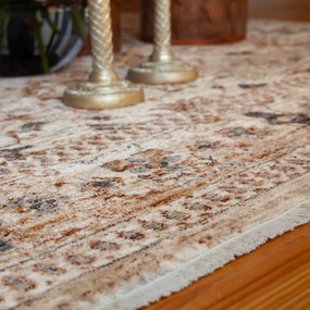 Obsession, Kusový koberec Laos 465 Beige, 80x150, béžová, chodba / predsieň