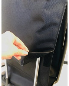 Nákupná taška na kolieskach 53 l Com Tweed Polar Black Tube – Rolser