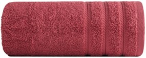 BAVLNENÝ UTERÁK VITO 50X90 CM TEHLOVO ČERVENÁ