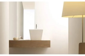 Bathco 4059 - Umývadlo na dosku GENOVA 42x42 cm porcelán/biela