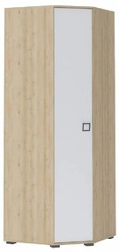 Skriňa 3D3S Kiki PUG-BK/KI-15 beech/white