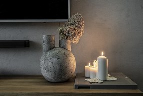 Laveo Halvo, granitový odkvapkávač 350x350x25 mm, šedá, LAV-OBA_501T