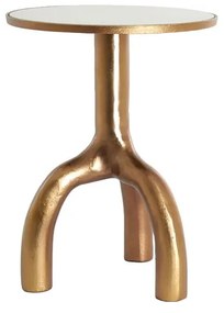 Kovový okrúhly odkladací stolík ø 40,5 cm Mello – Light &amp; Living