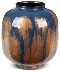 KAJA Dekoratívna váza 30x34 cm modrá