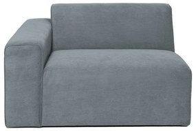 Sivý menčestrový modul pohovky (ľavý roh) Sting – Scandic