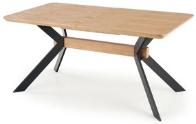 Jedálenský rozťahovací stôl BACARDI 160-220 cm, prírodný dub