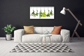 Obraz Canvas Listy príroda byliny 140x70 cm