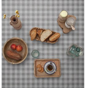 Obrus Really Nice Things Grey Vichy, 140 x 200 cm