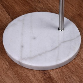 InternetovaZahrada Oblúková stojanová lampa s mramorovou základňou