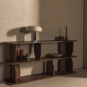 Regál Loocky 74 cm ořech Warmia