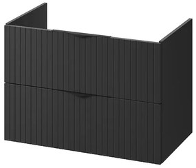 Cersanit Tirso, závesná skrinka pod umývadlo 794x447x572 mm, čierna matná, S1017-011
