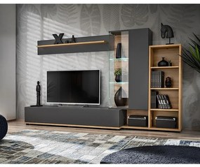 Obývacia Stena Silk 2 Wotan/Antracyt