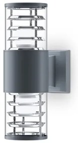 Maytoni O576WL-02GR - Vonkajšie nástenné svietidlo BRONX 2xE27/60W/230V IP54 antr