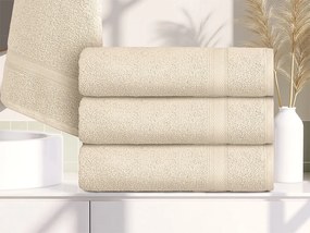 1x osuška CLARYSSE ELEGANCE 70x140 cm + 1x uterák CLARYSSE 60x110 cm 100% bavlna, krémová