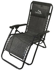 Cattara 13520 Skladacie ležadlo Alicante, antracit, 150 x 66 cm