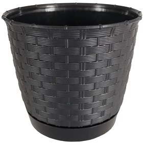 AMADEA Kvetináč plastový 15 cm - doplnok k dreveným obalom na kvetináče