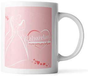 Sablio Hrnek Blahopřejeme novomanželům - 890 ml - XXL