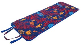 Červeno-modrý záhradný sedák na ležadlo 52x148 cm Seahorse – B.E.S.