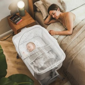 Detská prenosná postieľka 3v1 Dream 50 svetlosivá