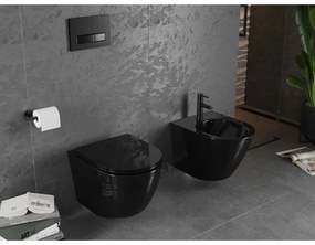 Mexen Lena, závesný bidet, čierna lesklá, 35224870