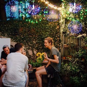 LED dekoratívne svetlo ohňostroj, Firework, rôzne farby na výber Farba: Teplá biela