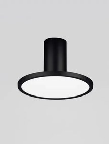 LED čierne moderné stropné svietidlo Ekei