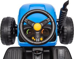 LEAN CARS Elektrický traktor BBH-030 modrý