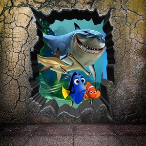 Veselá Stena Samolepka na stenu na stenu Hľadá sa Nemo a Dory