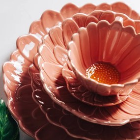 Hlboký tanier RASSET ružový 766305