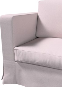 Poťah na sedačku Karlanda  (pre 3 osoby,nerozkladacia,dlhý) farba produktu ružová látka zapletaná