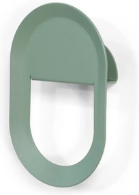 Sivozelený nástenný oceľový háčik Coucou – Spinder Design