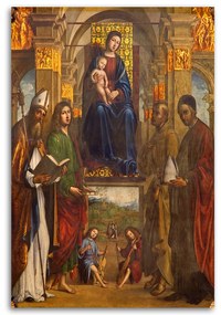 Gario Obraz na plátne Madona a svätí Bologna Rozmery: 60 x 90 cm