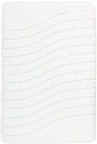 Kúpeľňový koberček Sara biely, vlny