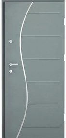Dvere vchodové Monte Carlo 90P antracit