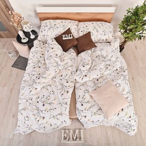 Obliečky krepové Carly EMI: Štandardný set jednolôžko obsahuje 1x 140x200 + 1x 70x90